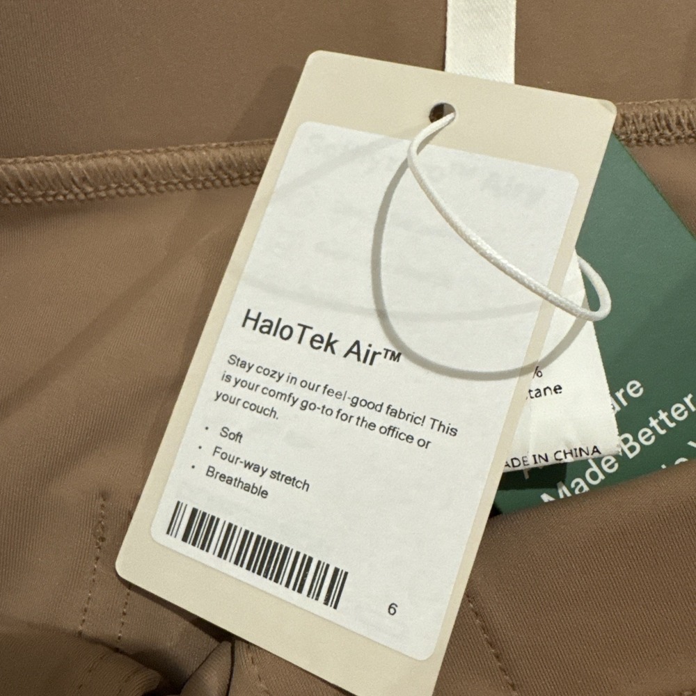 Halara Halo Tek Air Brown Pull On Flat Front size L - Picture 16 of 16